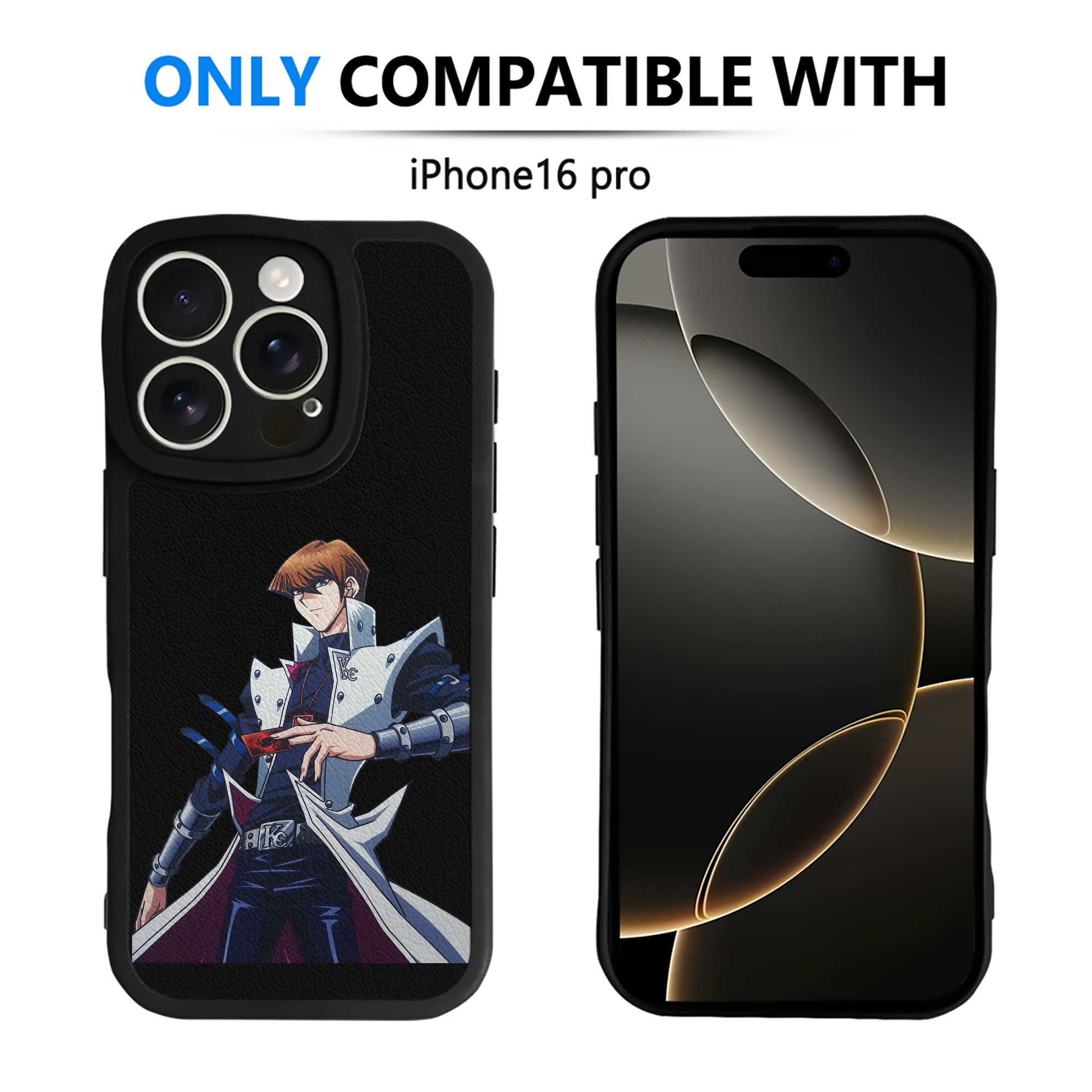 遊☆戯☆王 Yu-Gi-Oh! 【iPhone 16シリーズ対応】シリコンスマホケース（レザー調） 材質：シリコン